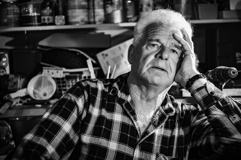 Jurgen Onland · Amsterdam 2017 · "I finally became an old guy" · Anton Corbijn, frame 1 of 3