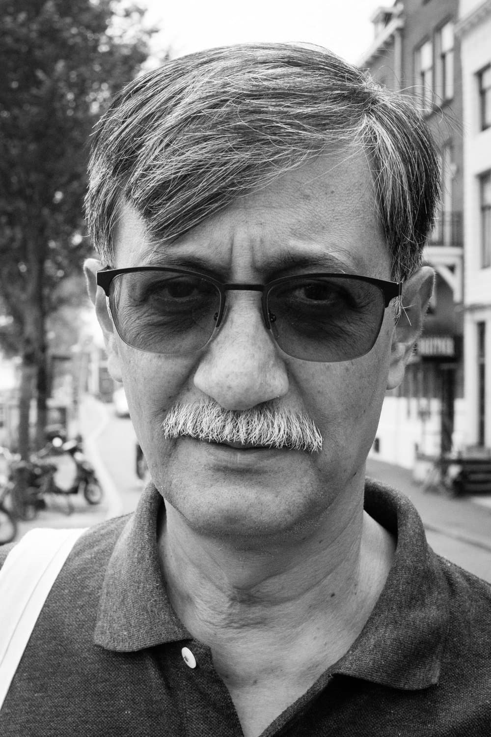 Guillaume Groen · Amsterdam 2017 · "I finally became an old guy" · Anton Corbijn, frame 1 of 3