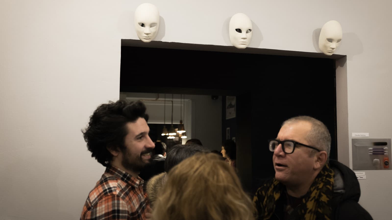 Berlin 2015 · the exhibition at the Wale Cafe, 16 January 2016