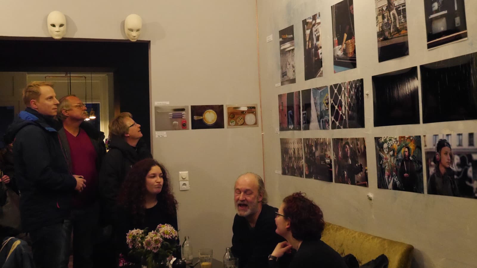 Berlin 2015 · the exhibition at the Wale Cafe, 16 January 2016
