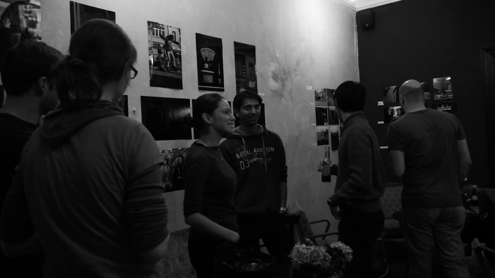 Berlin 2015 · the exhibition at the Wale Cafe, 16 January 2016