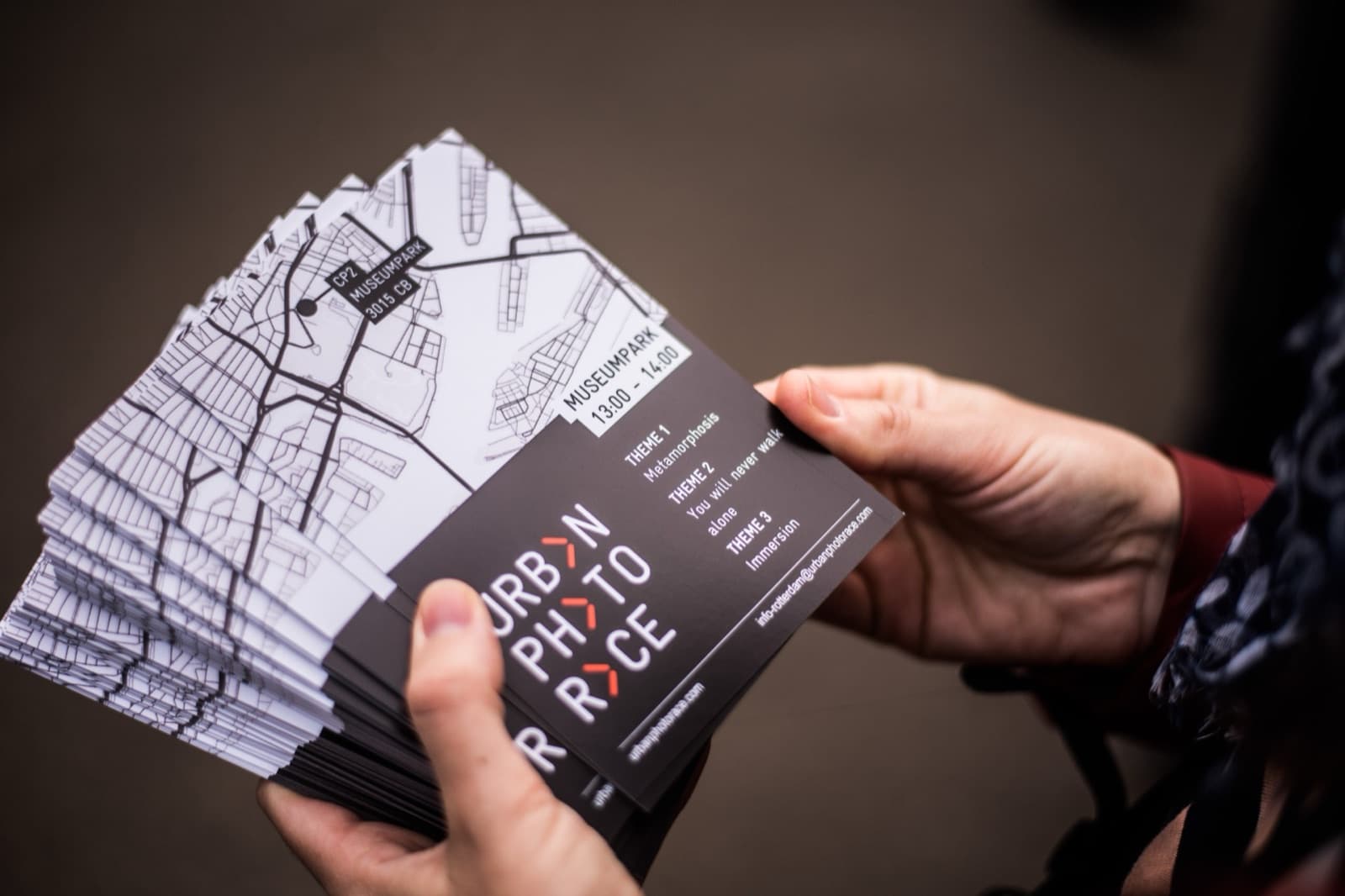 Rotterdam 2018 · The first theme card to hand out to participants at the start of the race