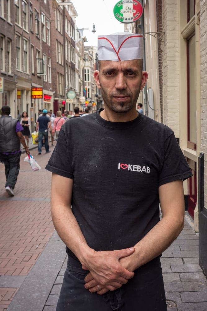 Sergio Gonzalez · Amsterdam 2013 · Men at work, frame 1 of 3